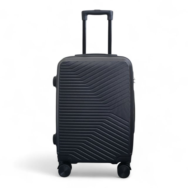 Hard Shell Black Cabin 48 x 37 x 20 cm Secure Luggage Suitcase Suitable for Easyjet, Ryanair Discover the perfect blend of elegance, durability, and convenience with our Strong Hardshell Cabin Suitcase. Designed with a stunning finish, this cabin luggage is crafted for the modern traveler, offering strength and sophistication for all your journeys.
Features:
Premium ABS Shell: Lightweight yet tough, delivering exceptional protection against wear and tear.
Durable Frame: Adds durability and structural integrity, ensuring long-lasting performance.
Integrated Locks: Secure your belongings with built-in combination locks for added peace of mind.
8 Smooth Dual Wheels: Provides effortless 360° maneuverability, making navigation through airports and busy streets a breeze.
Ergonomic Telescopic Handle: Designed for comfortable handling and ease of use.
Stylish Interior: Fully lined with elasticated straps, zippered compartments, and mesh dividers for organized packing.
Size & Specification:
Dimensions: 36 x 23 x 56 cm
Weight: 2.10 kg
Capacity: 35L