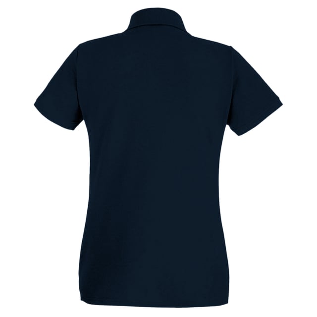 100% Baumwolle. Design: Unifarben. Knopfleiste mit zwei Knöpfen, Seitennähte. Passform: Weibliche Passform. Nachhaltigkeit: Amfori-Freigabe, Better Cotton Initiative, Okeo-Tex zertifiziert. Mit Kragen. Kurzärmlig. XS: 84 cm. S: 88,9 cm. M: 93,98 cm. L: 102 cm. XL: 112 cm. XXL: 116,84 cm.