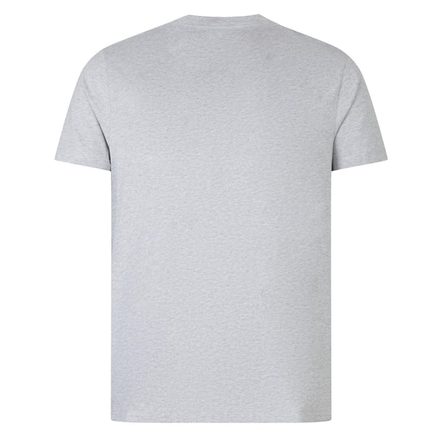 60% Baumwolle, 40% Polyester. Gewebetechnik: Weich. Gewebe: Gewebe. Design: Logo. Passform: Anliegende Passform. Rundhalsausschnitt, gerippt. Kurzärmlig.