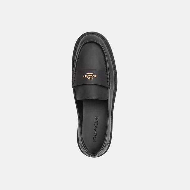 Lucy Lug Sole Leather Loafer
