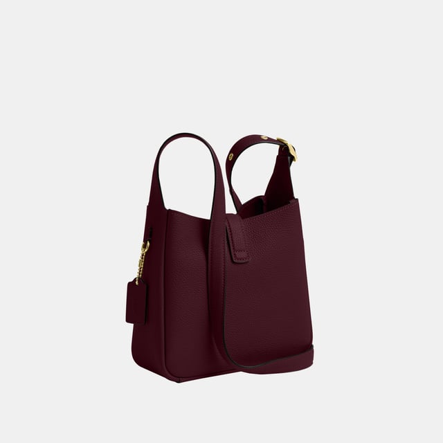 Hadley Mini Crossbody in Pebbled Leather, Inside zip pocket,  Length: 20.00 cm,  Width: 6.50 cm,  Height: 19.00 cm