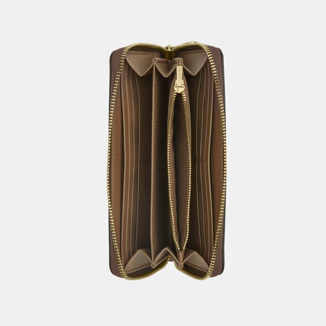 Refined Pebbled Leather Long Zip Around Wallet, Fits all iPhone and Samsung Galaxy phones, 12 credit card slots
Full-length bill compartments
Inside zip coin pocket,  Length: 19.00 cm,  Width: 2.50 cm,  Height: 10.00 cm