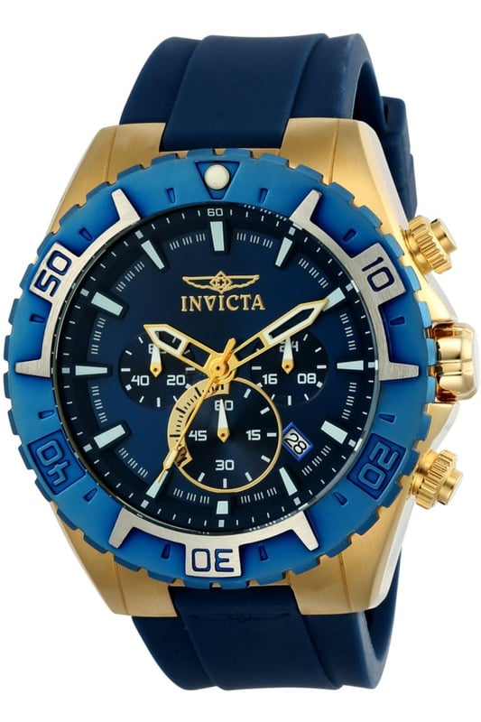 Das Invicta 22525 hat ein 49 millimeter Edelstahl gehäuse mit einem blauen Zifferblatt.
Dieses Modell wird von einem präzisen  Quarzuhrwerk angetrieben.
10 bar Wasserdichtigkeitszertifizierung.
Dieses Modell ist von der Invicta Aviator Kollektion.

2 Jahre Garantie.