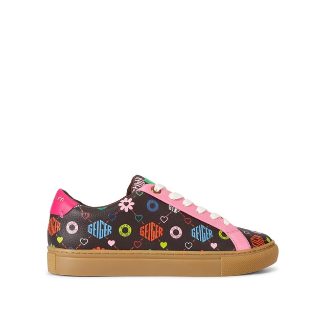 Kurt Geiger London Leather Kgl Monogram Cupsole Sneakers
