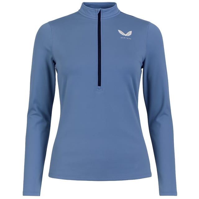 Castore Aeromesh Performance Womens Blue Tennis Top