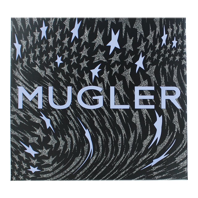 Mugler Alien Eau de Parfum 60ml, Eau de Parfum 10ml + Body Lotion 50ml Gift Set Thierry Mugler design house launched Alien in 2005 as a oriental woody fragrance for women. Alien notes consist of white amber woody accords Indian jasmine green accords and orange blossom. Gift set contains 60ml and 10ml Eau de parfum and a 50ml body lotion.