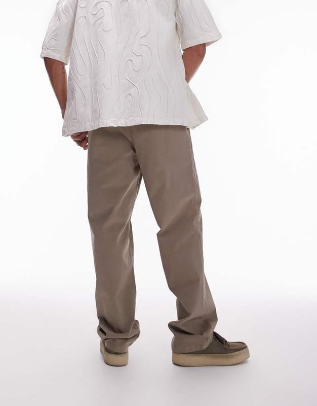 Trousers & Chinos by Topman This is Topman Regular rise Elasticated drawstring waist Side pockets Relaxed fitSold By: Asos