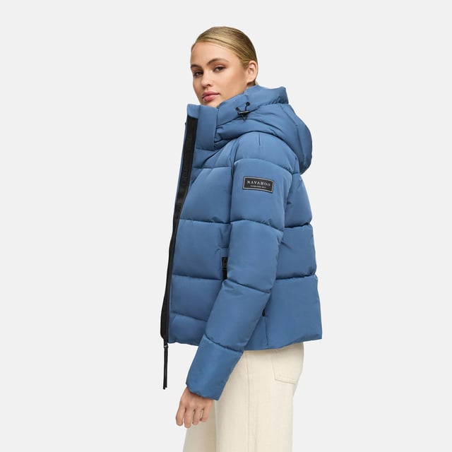 Navahoo Giacca Invernale Donna Calda Trapuntata Frostherz XIV, Con Cappuccio Rimovibile, Impermeabile E Antivento, Taglie XS-XXL