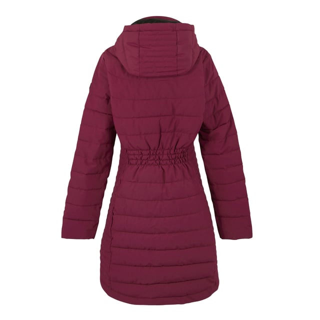 100% Polyester. Filling: Feather-Free, Synthetic Down. Lining: Taffeta. Filling: 200gsm. Design: Plain. 112gsm. Fabric Technology: Durable Water Repellent Finish, Lightweight, Water Repellent. Neckline: Hooded. Sleeve-Type: Long-Sleeved. Quilted. Hood Features: Grown On Hood. Length: Longline. Pockets: 2 Side Pockets, Zip. Fastening: Full Zip, Two Way Zip. Sustainability: Made from Recycled Materials. Waistline: Part Elasticated. 8 UK: 32 in. 10 UK: 34 in. 12 UK: 36 in. 14 UK: 38 in. 20 UK: 45 in. 22 UK: 48 in. 24 UK: 50 in. 26 UK: 52 in. 18 UK: 43 in. 16 UK: 40 in.