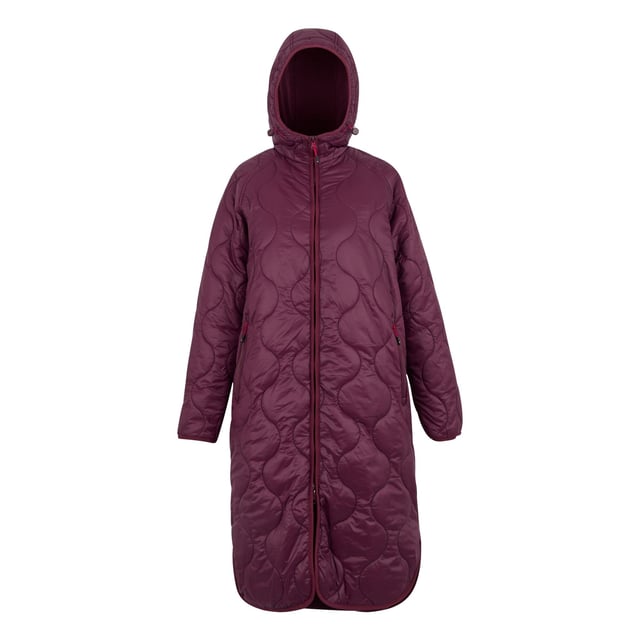 100% Polyamide. Lining: Fleece. Filling: Recycled, Synthetic Down. Design: Badge, Logo, Quilted. 38gsm. Fabric Technology: Durable Water Repellent Finish, Lightweight, Warmloft. Cuff: Elasticated. Neckline: Hooded. Insulated. Sleeve-Type: Long-Sleeved, Raglan. Hood Features: Adjustable, Grown On Hood, Sew-On. Pockets: 2 Side Pockets, 1 Security Pocket, Zip. Fastening: Full Zip. Hem: Curved. Denier: 20D. Sustainability: Made from Recycled Materials. Finish: Metallic. 8 UK: 32 in. 10 UK: 34 in. 12 UK: 36 in. 14 UK: 38 in. 20 UK: 45 in. 18 UK: 43 in. 16 UK: 40 in.