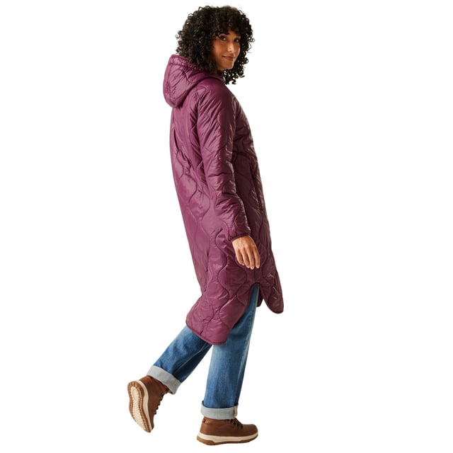 100% Polyamide. Lining: Fleece. Filling: Recycled, Synthetic Down. Design: Badge, Logo, Quilted. 38gsm. Fabric Technology: Durable Water Repellent Finish, Lightweight, Warmloft. Cuff: Elasticated. Neckline: Hooded. Insulated. Sleeve-Type: Long-Sleeved, Raglan. Hood Features: Adjustable, Grown On Hood, Sew-On. Pockets: 2 Side Pockets, 1 Security Pocket, Zip. Fastening: Full Zip. Hem: Curved. Denier: 20D. Sustainability: Made from Recycled Materials. Finish: Metallic. 8 UK: 32 in. 10 UK: 34 in. 12 UK: 36 in. 14 UK: 38 in. 20 UK: 45 in. 18 UK: 43 in. 16 UK: 40 in.