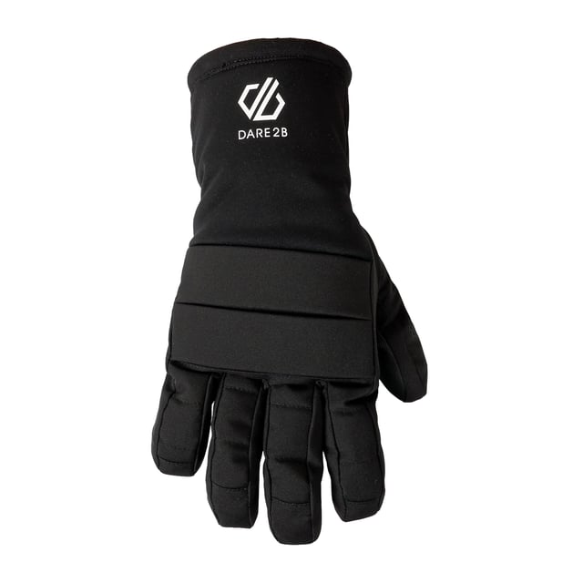 Dare 2B - "Freeride" Handschuhe für Herren/Damen Unisex, Wasserfest (Schwarz) 100% Recyceltes Polyester. Marke: Dare 2B. Futterstoff: 3M Dünnes Isoliermaterial. Gewebetechnik: ARED 30/30, Atmungsaktiv, langlebig, Sehr warm, Ohne PFC (per- und polyfluorierte Chemikalien), PFOA-frei, PFOS Frei, wasserabweisend, Wasserfest. Elastisches Handgelenk, Wattiert, Sicherer Klipp, Daumen aus synthetischem Nubukleder. Bündchen: Stretch. Design: Kontrast, Logo. Eigenschaften: Strukturierter Griffigkeit.