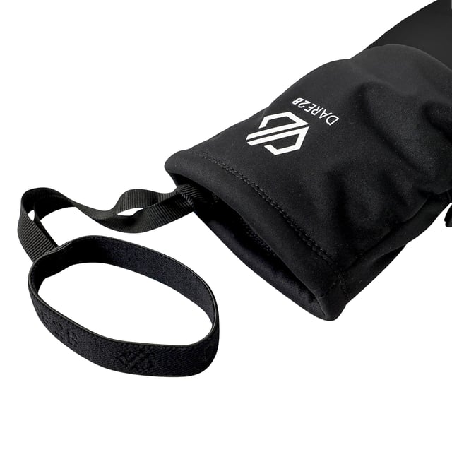 Dare 2B - "Freeride" Handschuhe für Herren/Damen Unisex, Wasserfest (Schwarz) 100% Recyceltes Polyester. Marke: Dare 2B. Futterstoff: 3M Dünnes Isoliermaterial. Gewebetechnik: ARED 30/30, Atmungsaktiv, langlebig, Sehr warm, Ohne PFC (per- und polyfluorierte Chemikalien), PFOA-frei, PFOS Frei, wasserabweisend, Wasserfest. Elastisches Handgelenk, Wattiert, Sicherer Klipp, Daumen aus synthetischem Nubukleder. Bündchen: Stretch. Design: Kontrast, Logo. Eigenschaften: Strukturierter Griffigkeit.