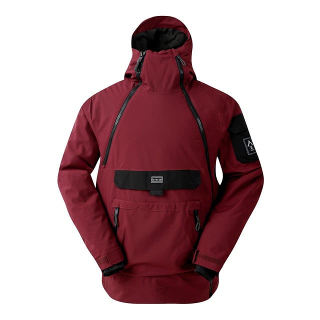 100% Recyceltes Polyester. Futterstoff: Netzmaterial. Gewebe: Stretch. Design: bedruckt. Gewebetechnik: Abriebfest, ARED 30/30, Atmungsaktiv, Dauerhaft wasserabweisende Oberfläche, Ohne PFC (per- und polyfluorierte Chemikalien), PFOA-frei, PFOS Frei, Wasserfest, winddicht. Saum mit Gel für guten Halt, Sehr warm, Integrierter Schneefang, Wattiert, Reflektierende Details, Versiegelte Nähte, Daumen-Schlaufen, Reißverschluss in der Achsel, Ventilations-Reißverschlüsse. Mit Kapuze. Langärmlig. Bündchen: Klettverschlusslasche. Kapuzenmerkmale: angenähte Kapuze, Mit verstärktem Kopfteil. Taschenart: Zwei Seitentaschen, Reißverschluss, Tasche für Skipass, Kängeruh, Karte, Handy. 2-Wege-Reißverschluss, Vislon Reißverschluss. XS: 90,17 cm. S: 96,52 cm. M: 102 cm. L: 107 cm. XL: 112 cm. XXL: 121,92 cm.