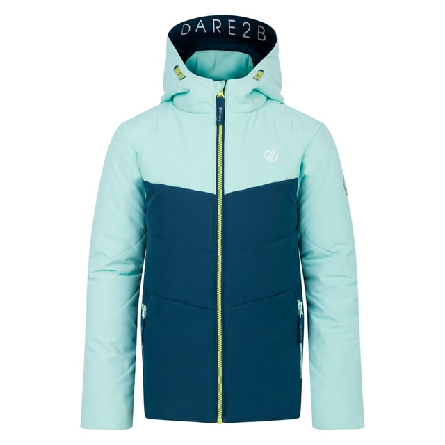100% Recycled Polyester. Fabric: Iloft Ecofill. Design: Colour Block, Logo, Quilted. Fabric Technology: Ared 10000, Breathable, DWR Finish, Insulating, Waterproof. Branded Zip Pull, High Warmth. Neckline: Hooded, Standing Collar. Sleeve-Type: Long-Sleeved. Hood Features: Drawcord, Grown On Hood. Pockets: 2 Lower Pockets, Zip. Fastening: Zip. Sustainability: Made from Recycled Materials. 15-16 Years: 36 in. 14 Years: 33 in. 3-4 Years: 22.5 in. 9-10 Years: 28.5 in. 7-8 Years: 26 in. 11-12 Years: 31 in. 13 Years: 32 in.