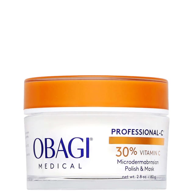 Unveil your skin's natural glow with the Obagi Professional-C Microdermabrasion Polish Mask. This innovative dual-action face mask combines gentle exfoliation with deep nourishment. Enriched with ultra-fine crystals, it effectively removes dull skin layers, revealing a smoother surface. The powerful 30% L-Ascorbic Acid then penetrates deeply to revitalize your complexion, leaving it brighter and more youthful. For optimal results, apply a thin layer on clean, damp skin, avoiding the eye area. Let it sit for 10-15 minutes, rinse with warm water, and enjoy radiant skin 2-3 times a week.