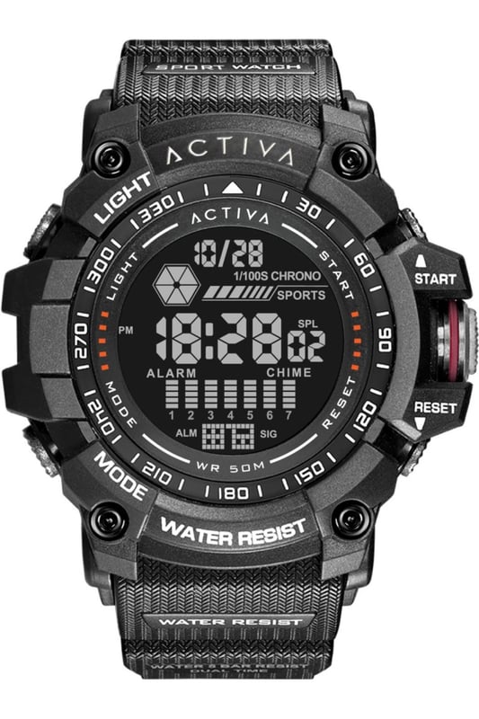 De Activa x Invicta ACW8020-001 heeft een Plastic horlogekast van 56 millimeter met een zwarte wijzerplaat.
Dit model wordt aangedreven door een accuraat Quartz uurwerk.
3 bar waterdicht.
Dit model is onderdeel van de Activa x Invicta Digital collectie.

Inclusief 2 jaar garantie.