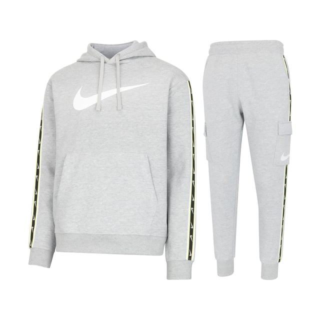Comfort Meets Retro-Inspired Street Style.
Stay effortlessly stylish and comfortable in this Nike Sportswear Tracksuit, featuring a relaxed hoodie paired with utility-inspired cargo pants. Crafted from soft, midweight brushed fleece, this set delivers a cosy interior feel with a smooth exterior finish that maintains its structure throughout the day.
Contrasting colour accents and retro Nike branding bring a bold, street-ready vibe to this everyday essential set, perfect for lounging, layering, or casual outings.
Key Features:
Premium Fabric: Midweight brushed fleece with a soft interior and structured outer layer.
Signature Hoodie: Relaxed hoodie with ribbed cuffs and hem for a secure, comfortable fit.
Utility-Inspired Joggers: Stylish cargo pants with practical side pockets and tapered legs.
Street-Ready Details: Retro Nike graphics and contrast pops of colour for a standout look.
Everyday Wearability: Ideal for casual outings, relaxed days, or off-duty streetwear.
Product Details:
Material: 80% Cotton / 20% Polyester
Care: Machine washable
Design: Ribbed cuffs and hem, printed Nike graphics, side pockets
Elevate your off-duty rotation with this modern, comfort-first tracksuit from Nike.