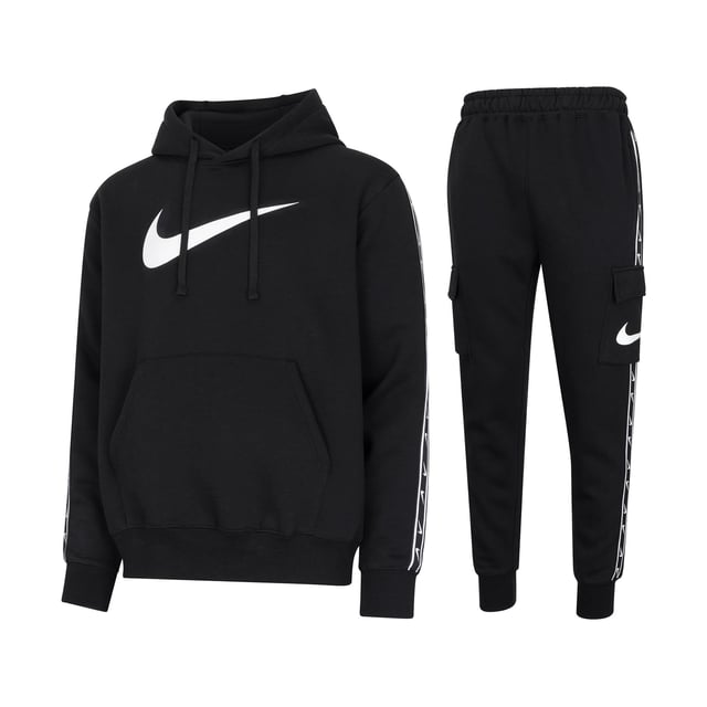 Comfort Meets Retro-Inspired Street Style.
Stay effortlessly stylish and comfortable in this Nike Sportswear Tracksuit, featuring a relaxed hoodie paired with utility-inspired cargo pants. Crafted from soft, midweight brushed fleece, this set delivers a cosy interior feel with a smooth exterior finish that maintains its structure throughout the day.
Contrasting colour accents and retro Nike branding bring a bold, street-ready vibe to this everyday essential set, perfect for lounging, layering, or casual outings.
Key Features:
Premium Fabric: Midweight brushed fleece with a soft interior and structured outer layer.
Signature Hoodie: Relaxed hoodie with ribbed cuffs and hem for a secure, comfortable fit.
Utility-Inspired Joggers: Stylish cargo pants with practical side pockets and tapered legs.
Street-Ready Details: Retro Nike graphics and contrast pops of colour for a standout look.
Everyday Wearability: Ideal for casual outings, relaxed days, or off-duty streetwear.
Product Details:
Material: 80% Cotton / 20% Polyester
Care: Machine washable
Design: Ribbed cuffs and hem, printed Nike graphics, side pockets
Elevate your off-duty rotation with this modern, comfort-first tracksuit from Nike.