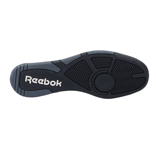 Reebok - Herren/Damen Unisex Sneaker "BB 4000 II", Leder (Weiß/Marine) Obermaterial: Leder. Marke: Reebok. Futterstoff: Stoff. Mittelsohle: EVA (Ethyl-Vinylacetat). Laufsohle: Cupsohle, Gummi. Ösen: 5. TPU Ösen. Absatz: Flach. niedrig geschnitten. Design: Logo, Seitenstreifen. Zehenstil: Rund. Zum Schnüren.