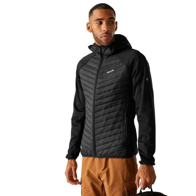 Regatta Alven Fleece Jas Heren - Black Marl/Black W3T