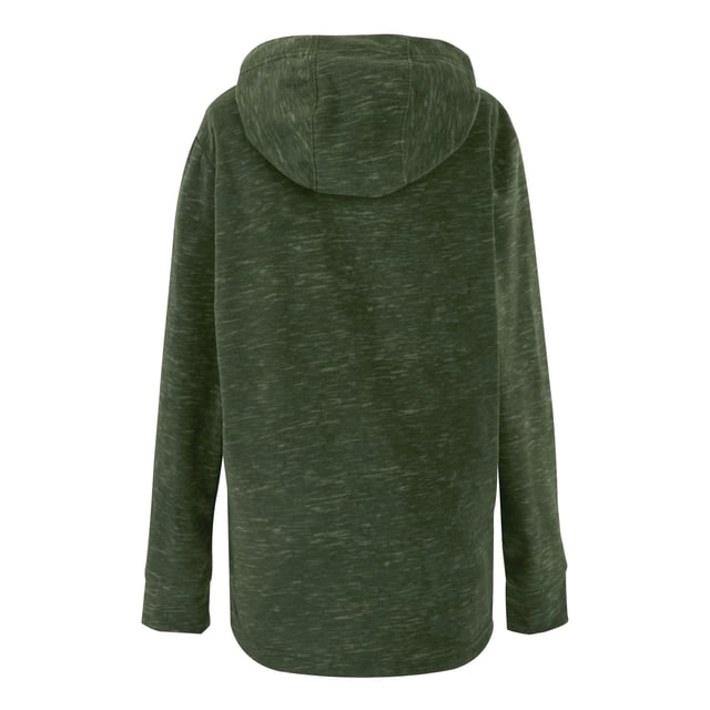 70% Polyester, 30% Recycled Polyester. Fabric: Marl, Peached. Design: Printed. 170gsm. Hem: Curved. Hood Features: Drawcord, Grown On Hood. Neckline: Hooded. Sleeve-Type: Long-Sleeved. Cuff: Ribbed. Fastening: Pull Over. 8 UK: 32 in. 10 UK: 34 in. 12 UK: 36 in. 14 UK: 38 in. 20 UK: 45 in. 22 UK: 48 in. 24 UK: 50 in. 26 UK: 52 in. 18 UK: 43 in. 16 UK: 40 in.