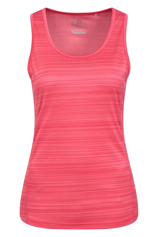 The Endurance Striped Vest can be worn in the gym, to do yoga or as holiday wear. It's made of polyester with quick wicking properties to ensure you stay comfortable and fresh. (Ref: 030287)