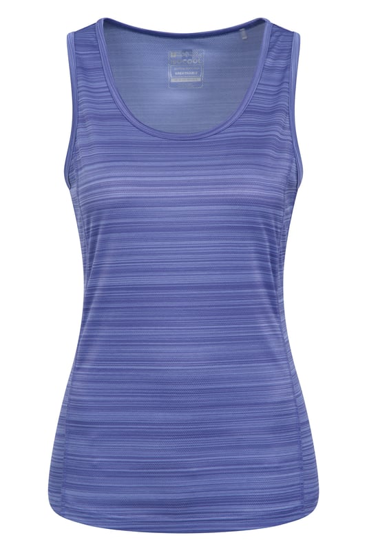 The Endurance Striped Vest can be worn in the gym, to do yoga or as holiday wear. It's made of polyester with quick wicking properties to ensure you stay comfortable and fresh. (Ref: 030287)
