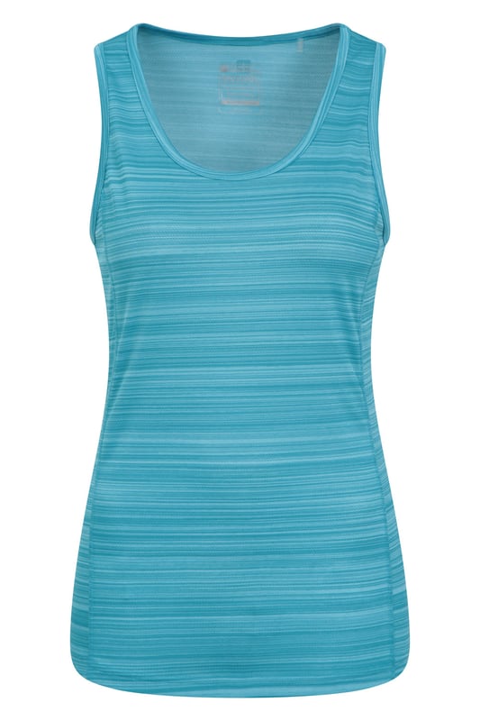 The Endurance Striped Vest can be worn in the gym, to do yoga or as holiday wear. It's made of polyester with quick wicking properties to ensure you stay comfortable and fresh. (Ref: 030287)