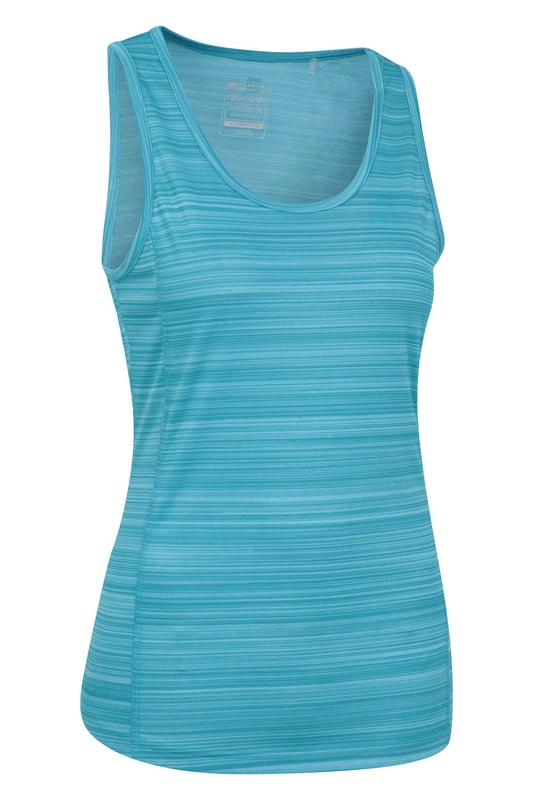 The Endurance Striped Vest can be worn in the gym, to do yoga or as holiday wear. It's made of polyester with quick wicking properties to ensure you stay comfortable and fresh. (Ref: 030287)