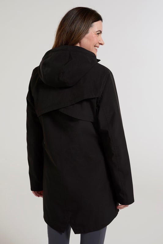 Hilltop' Women's Waterproof Jacket with Side Pockets Outdoors Rain