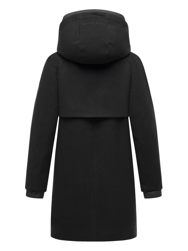 Der Flauschwunder Wintermantel von Navahoo vereint edles Design mit funktionalem Komfort. Kragen und Verschlussleiste sind fast vollständig gesteppt und gefüttert – ein seltenes Detail für extra Wärme und Eleganz. Kapuze und Kragen sind weich gefüttert, der Kragen zudem abnehmbar. Praktische Gehschlitze, seitliche Eingrifftaschen und zusätzliche Innentaschen sorgen für Bewegungsfreiheit und Stauraum. In 7 Farben und Größen S–3XL erhältlich – ein stilvoller Begleiter für kalte Tage.