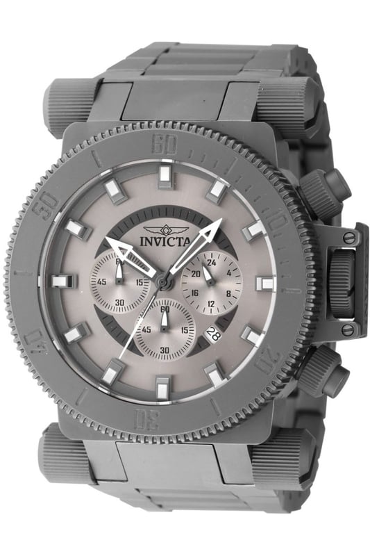 De Invicta 46533 heeft een roestvrijstalen horlogekast van 51 millimeter met een grijze wijzerplaat.
Dit model wordt aangedreven door een accuraat Quartz uurwerk.
10 bar waterdicht.
Dit model is onderdeel van de Invicta Coalition Forces collectie.

Inclusief 2 jaar garantie.