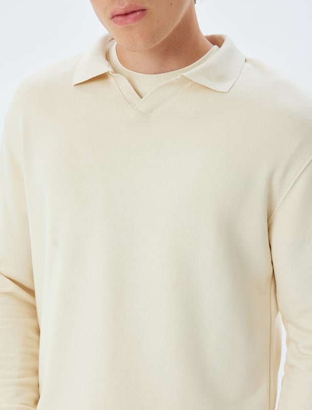 -Softshell -Regular -Ohne Tasche -Normale Länge -Langärmelig -Polokragen -Sweatshirt