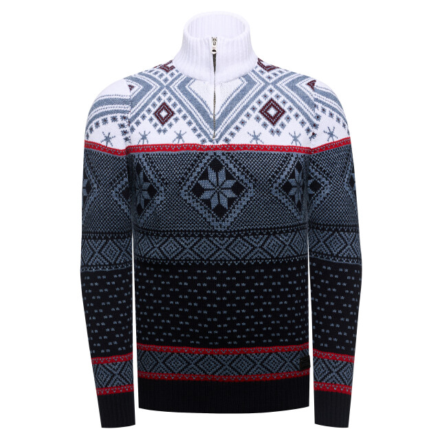 Jersey noruego Rusty Neal para hombre. El suéter noruego está hecho de algodón y poliéster y tiene un bonito ajuste ceñido.