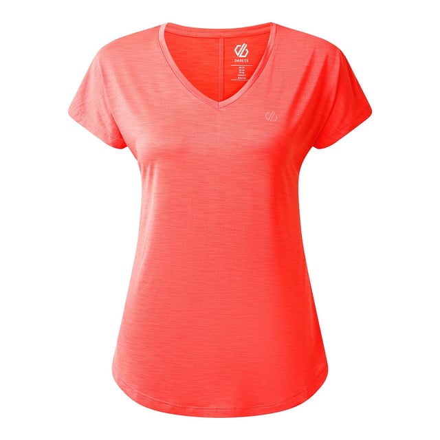 Schnelltrocknend und leicht. 90% Polyester, 10% Elastan. Geruchsneutralisation. Guter Feuchtigkeitstransport. Schnelltrocknend. Versetzte Ärmellöcher.
