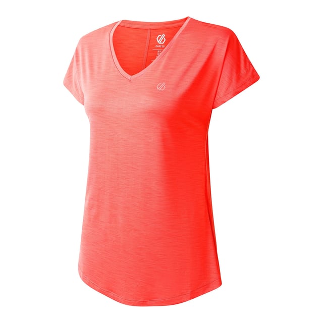 Schnelltrocknend und leicht. 90% Polyester, 10% Elastan. Geruchsneutralisation. Guter Feuchtigkeitstransport. Schnelltrocknend. Versetzte Ärmellöcher.