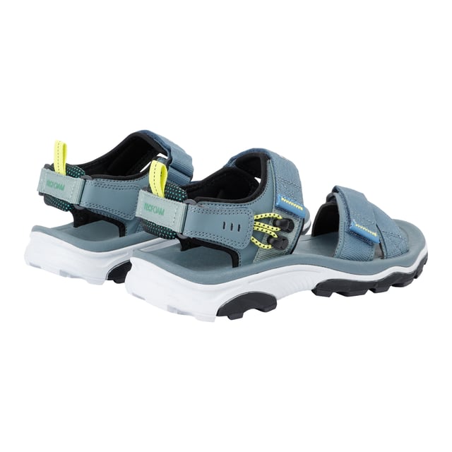 Regatta Heren Blaze Sandalen (Grijs/Wilde Lime) Boven: Netwerk, synthetisch. Binnenzool: TECFOAM. Tussenzool: Verstevigd, XLT. Buitenzool: Rubber. Stoftechnologie: Ademend, duurzaam. 3-Punts Verstelling, Comfort Grip, Hielband, Verbeterde Tractie, Treklipje. Vlakke. Snijden: Laag gesneden. Ontwerp: Contrast, Logo. Bevestiging: Verstelbare riem, haak en lus.. Gemakkelijk te bedienen.