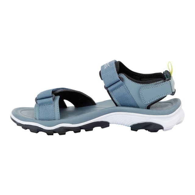 Regatta Heren Blaze Sandalen (Grijs/Wilde Lime) Boven: Netwerk, synthetisch. Binnenzool: TECFOAM. Tussenzool: Verstevigd, XLT. Buitenzool: Rubber. Stoftechnologie: Ademend, duurzaam. 3-Punts Verstelling, Comfort Grip, Hielband, Verbeterde Tractie, Treklipje. Vlakke. Snijden: Laag gesneden. Ontwerp: Contrast, Logo. Bevestiging: Verstelbare riem, haak en lus.. Gemakkelijk te bedienen.