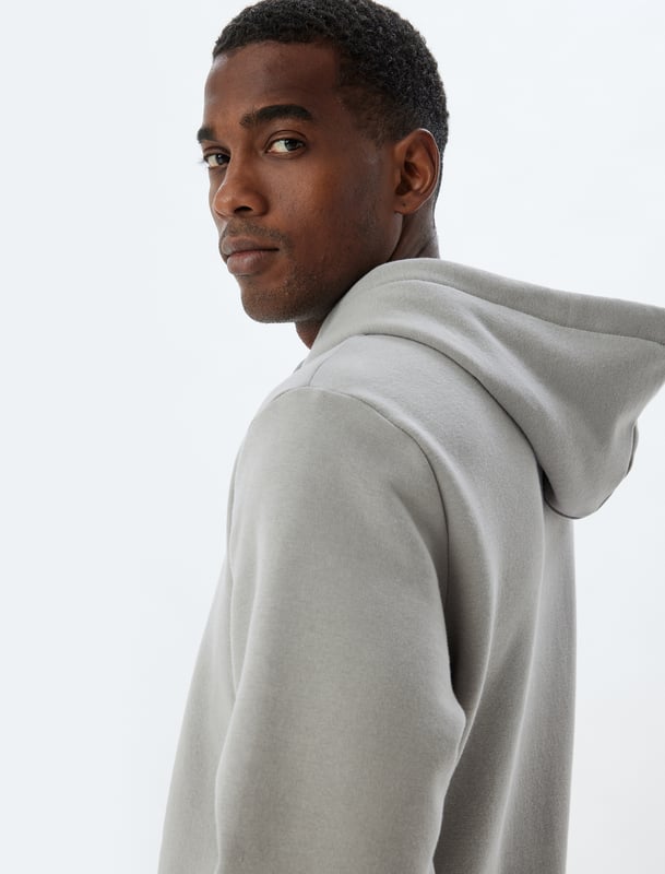-Softshell -Regular -Ohne Tasche -Normale Länge -Langärmelig -Kapuzenkragen -Sweatshirt