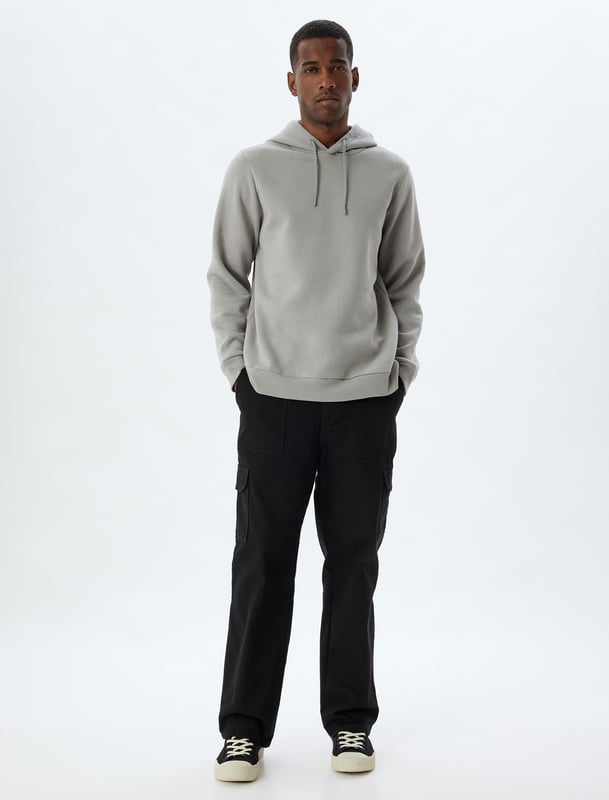 -Softshell -Regular -Ohne Tasche -Normale Länge -Langärmelig -Kapuzenkragen -Sweatshirt