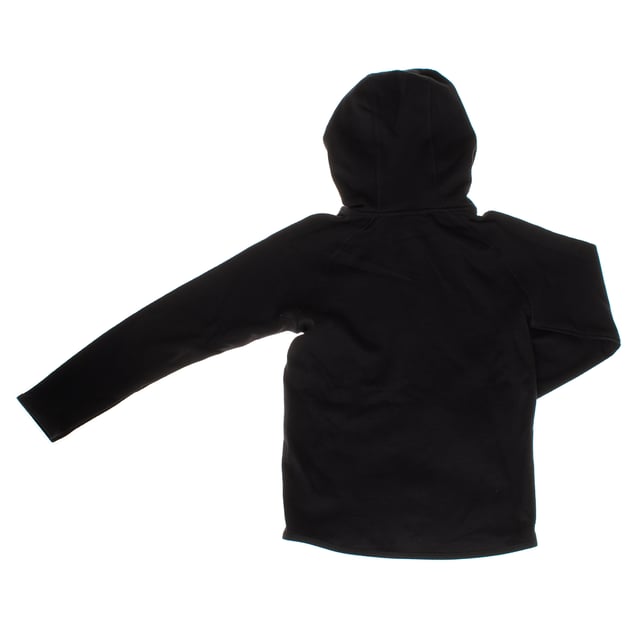 Boys' sweatshirt made from a soft, stretchy knit fabric, ideal for offering comfort and freedom of movement.

 It features a long sleeve design and has a full zip at the front, making it easy to wear.

 Slanted front pockets add functionality, allowing you to carry small items or keep your hands warm.

 Includes a hood that provides an extra touch of protection on cooler days.

 The GapFit logo is discreetly placed on the hip, highlighting the sporty and modern style of this garment, perfect for outdoor activities or everyday wear.
 Composition: Body: 83% Cotton, 17% Polyester; Lining: 100% Cotton; Hood Lining: 83% Cotton, 17% Polyester
 Care:
- Machine wash cold on delicate cycle.
 - Use mild detergents.
 - Use dryer at low temperature.
 - Iron at low temperatures.
 - Do not dry clean.