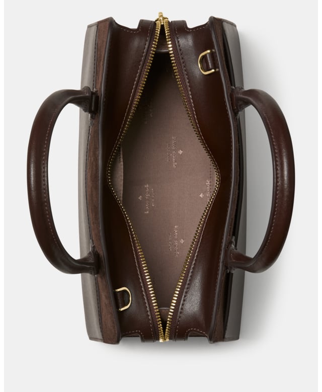 Madison Suede Medium Satchel