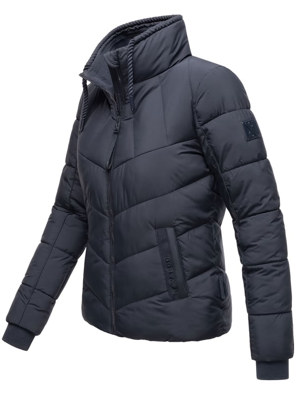 Navahoo Adele Winterjas voor dames, met zwarte capuchon van imitatiebont, XS-XXL, S Navahoo Adele Winterjas voor dames, met zwarte capuchon van imitatiebont, XS-XXL, S