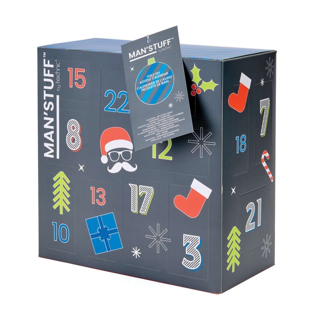 MAN'STUFF Men's Grooming Advent Calendar Gift Set