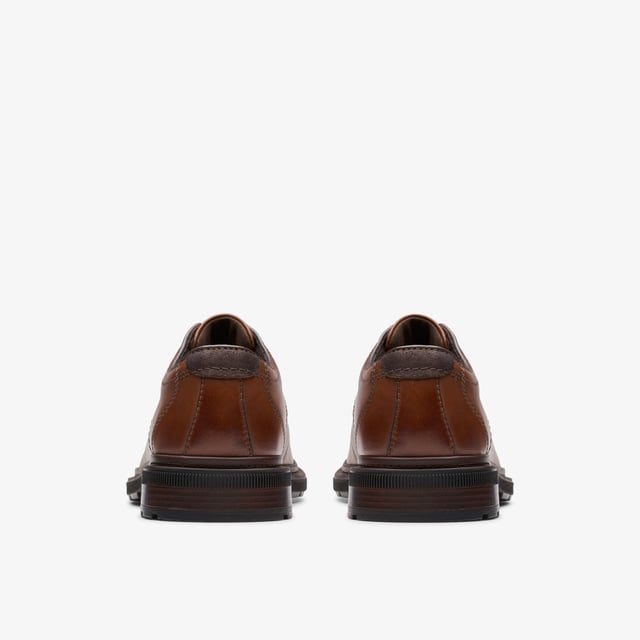 Scarpe Derby Uomo Clarks Burchill, Pelle Cera D'api, Suola TR, Numero 39.5 EU