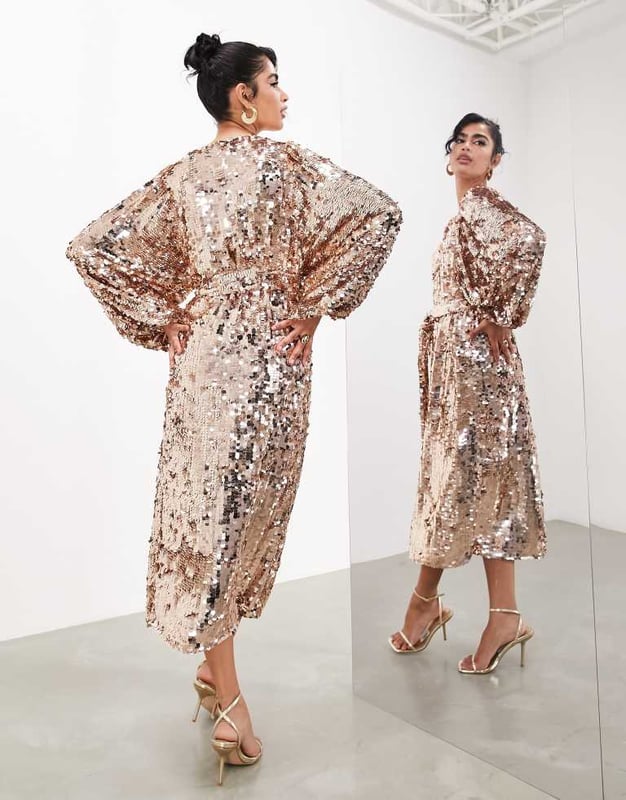 green emerald velvet dress Rent Asos Design Embellished Smock Mini Dress With Gold Linear  Embellishment