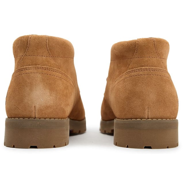 Herren Tan Timberland Britton Square Stiefel, gefertigt aus Wildleder und mit einer Gummisohle. Merkmale: leichtgewichtig, gepolsterter Kragen, genoppte Sohle und gepolsterte Innensohle.
