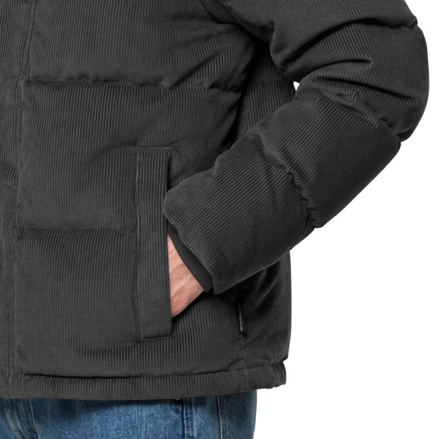 Nature Corduroy Jacket von Jack Wolfskin in der farbe Schwarz und in größe M.