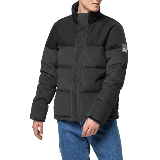 Nature Corduroy Jacket von Jack Wolfskin in der farbe Schwarz und in größe M.
